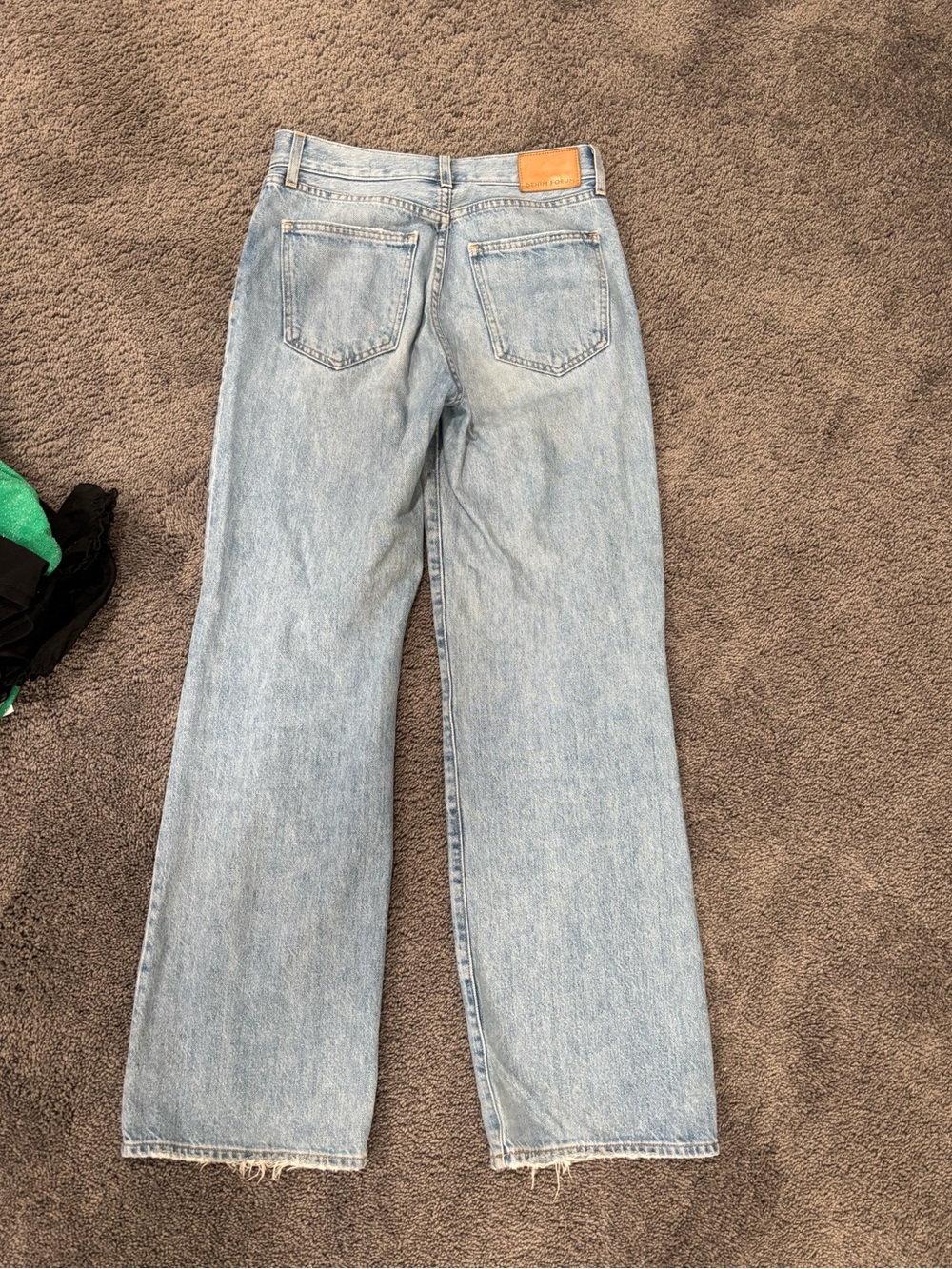 Denim Forum Light Blue Boyfriend Jeans - Picture 1 of 5